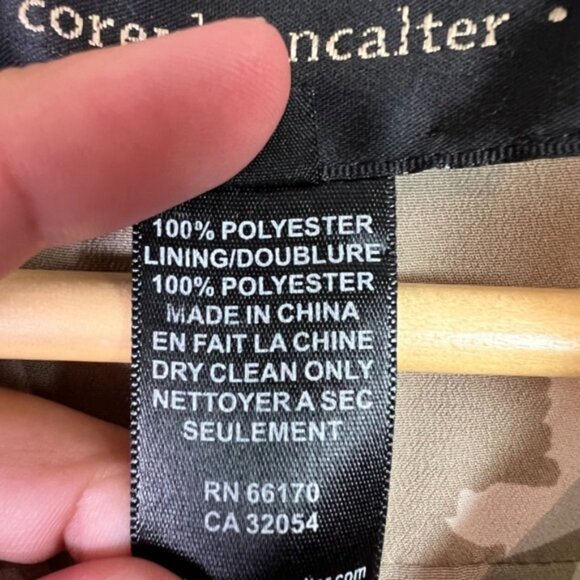 Corey Lynn Calter Anthropologie Tan Bird Button Down Short Sleeve Jumpsuit Women - Picture 8 of 8